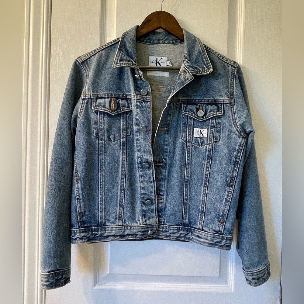 Calvin Klein Y2K Blue Jean Jacket